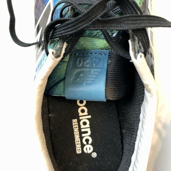 New Balance 420 Sneakers 6 Black Blue Low Top Women's - Picture 8 of 10
